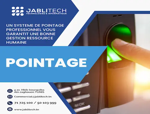 Installation d’un système de pointage biométrique