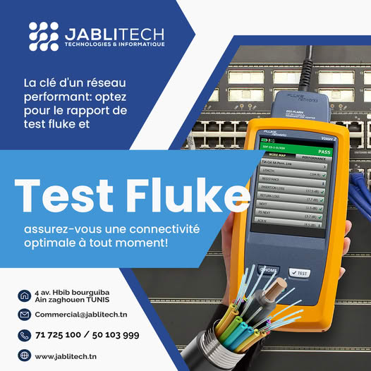 Test et certification réseau avec Fluke DSX - JabliTech
